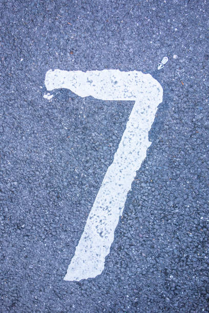 istock Written Wording in Distressed State Typography Found Number 7 1015405320