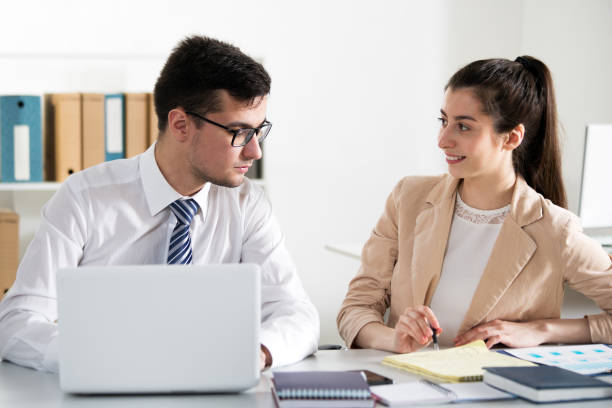 istock Businesspeople in a meeting 1015414350