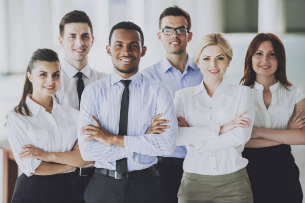 istock Multiracial Group of Business Partners in Office. 1015414742
