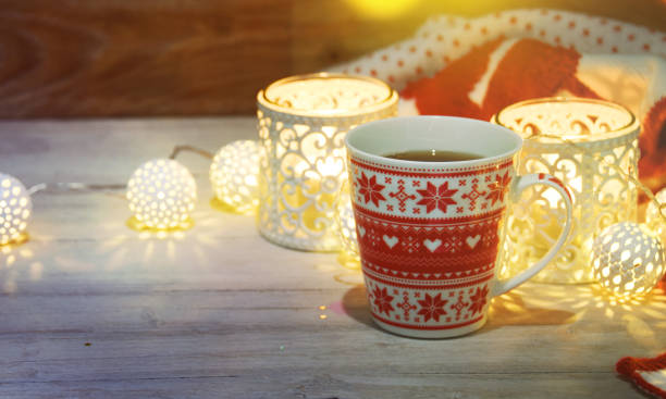 istock Christmas cozy decoration and lighting 1015419758