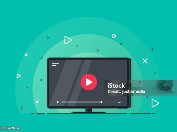 Video Tutorials Icon Concept Video Conference And Webinar Icon Internet And Video Services Stock Illustration - Download Image Now