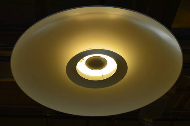 istock Picturesque Ceiling Lamp. Background Texture Screensaver. 1015430822