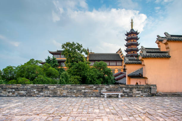 istock Nanjing ancient walls and temples 1015433484