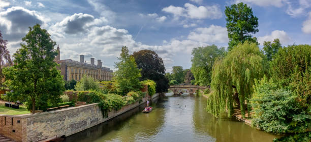 istock Punts on river Cam in Cambridge 1015434624