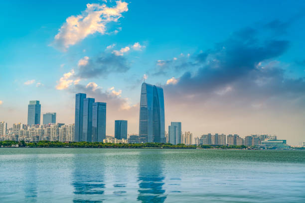 istock Suzhou Jinji Lake Night Scene 1015441906
