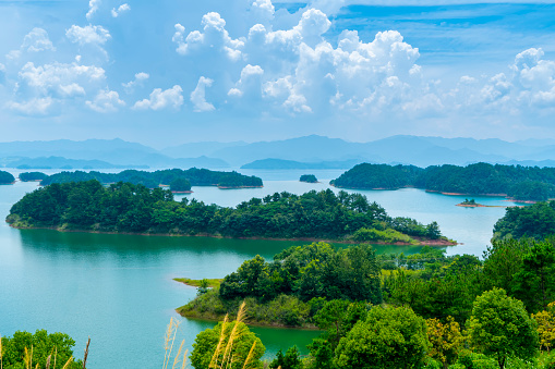 Beautiful scenery of Qiandao Lake in Zhejiang