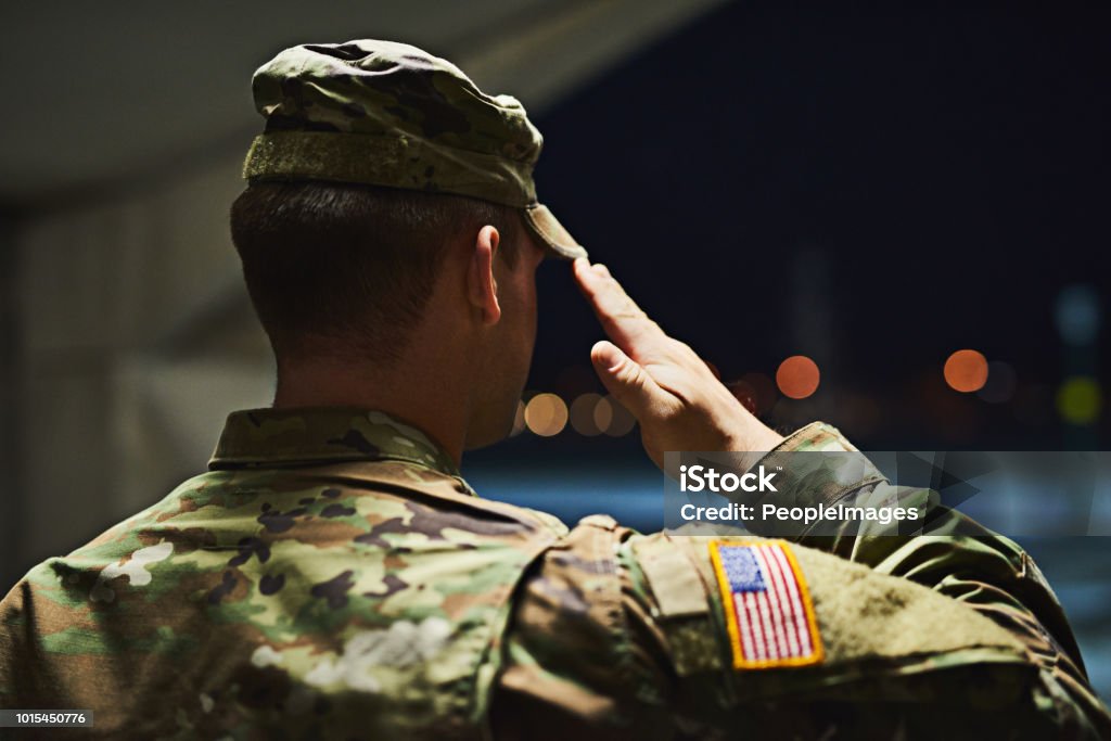 Loyal Is The Soldier Who Loves His Country Stock Photo - Download Image Now  - US Military, USA, Armed Forces - iStock