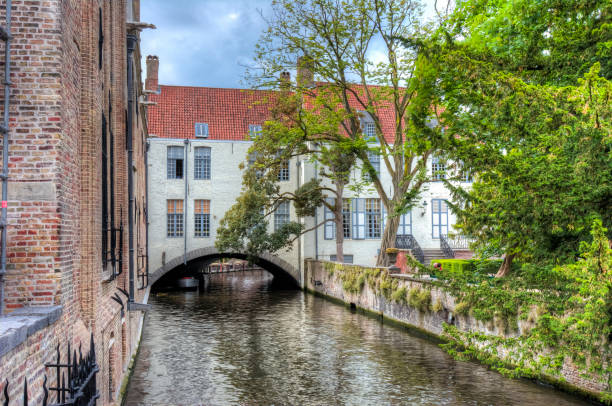 istock Brugge canals and medieval architecture, Belgium 1015458602