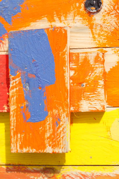 istock Colorful wooden board, background image 1015459362