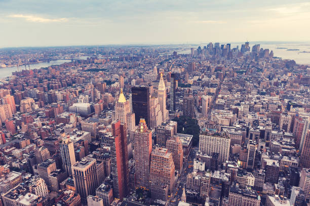 istock New York Cityscape. Aerial view.Panoramic. Manhattan. 1015465442