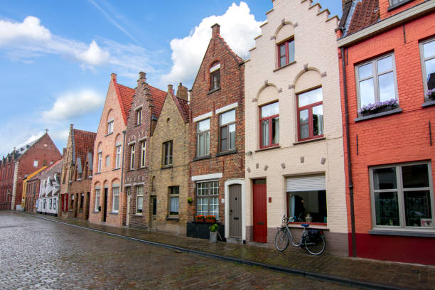 istock Bruges medieval streets, Belgium 1015468276