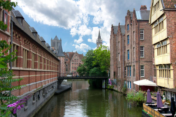 istock Gent canals and architecture, Belgium 1015470732