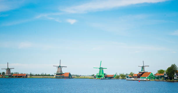 istock Windmills of the Zaanse Schans (near Amsterdam) 1015491996