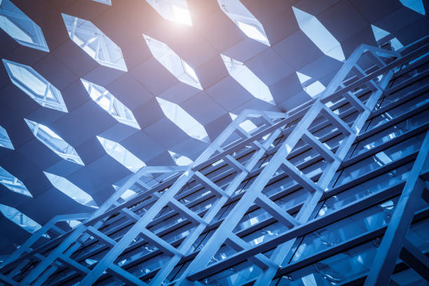 istock Part of steel structure building 1015501214