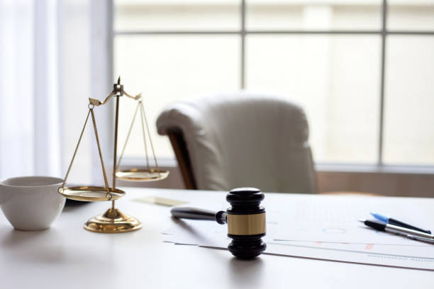 istock The desk for lawyers. 1015509618