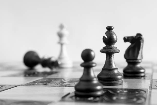 istock Chess photographed on a chessboard 1015519546