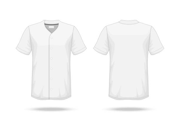 Specification Baseball T Shirt Mockup Isolated On White Background A Sample  Design Elements Or Text Number On The Shirt Blank For Printing Vector  Illustration Stock Illustration - Download Image Now - iStock