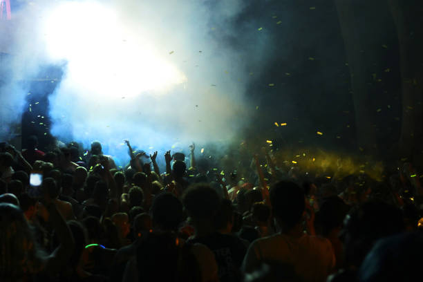 istock Lively concert outside at nighttime 1015534126