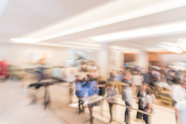 istock Abstract defocused background people hang out 1015541144