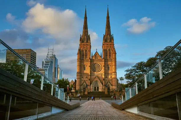 Photo of St. Mary's Cathedral in Sydney, Australia