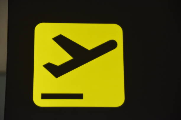 Signs at the airport