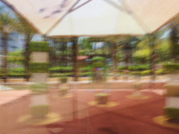 istock Abstract motion blur effect. City on a sunny day 1015562314