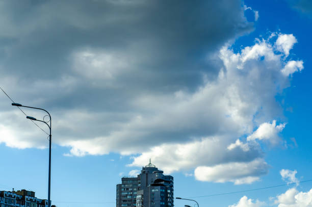 istock A dark cloud covers the sky, floats across 1015565418