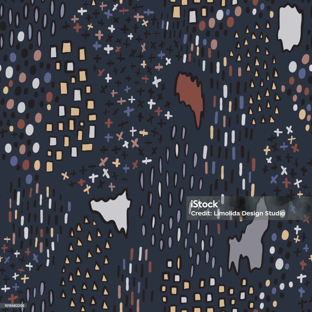 Random Geo Patterns Random Shapes Geo Vector Pattern Navy Blue Color Stock Illustration ...
