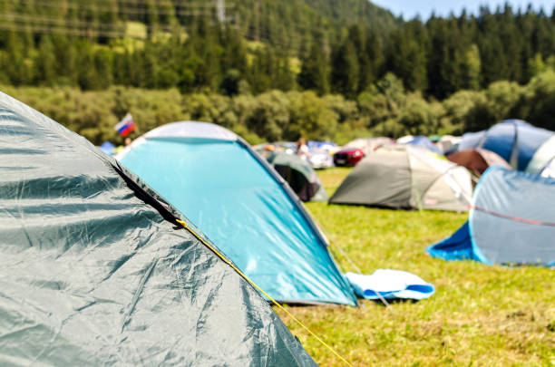 istock Tents in Campfest, Bratislava 2018 1015594800