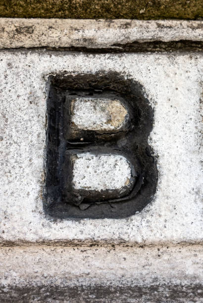 istock Written Wording in Distressed State Typography Found Letter B 1015603062