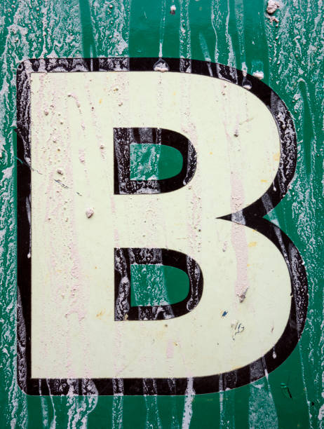 istock Written Wording in Distressed State Typography Found Letter B 1015604132