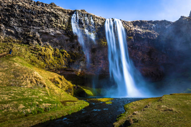 istock Seljalandsfoss - May 04, 2018: Seljalandsfoss waterfall, Iceland 1015604140