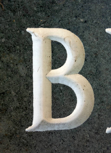 istock Written Wording in Distressed State Typography Found Letter B 1015604460