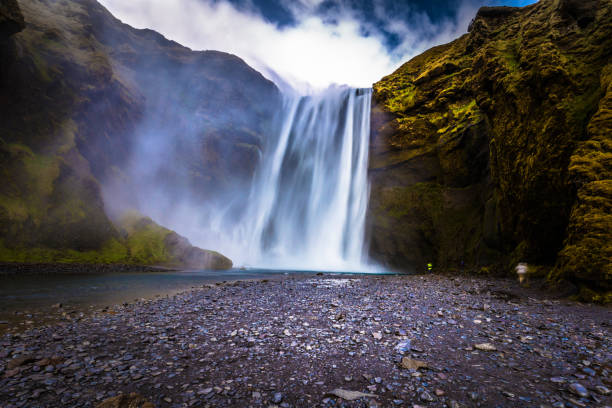 istock Skogafoss - May 04, 2018: Skogafoss waterfall, Iceland 1015604626