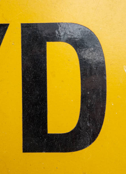 istock Written Wording in Distressed State Typography Found Letter D 1015609562