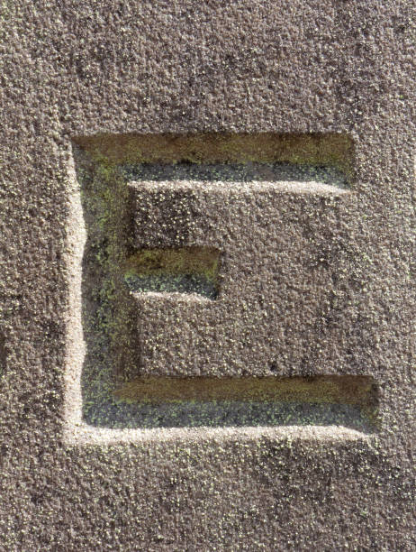 istock Written Wording in Distressed State Typography Found Letter E 1015612958