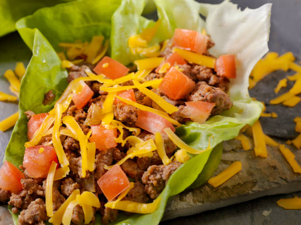 Low Carb - Lettuce Wrap Beef Taco