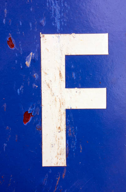 istock Written Wording in Distressed State Typography Found Letter F 1015613216
