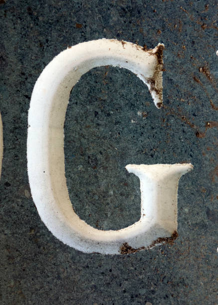 istock Written Wording in Distressed State Typography Found Letter G 1015613660