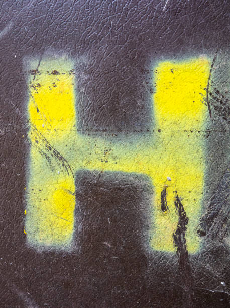 istock Written Wording in Distressed State Typography Found Letter H 1015613670