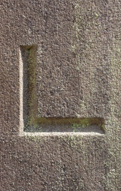 istock Written Wording in Distressed State Typography Found Letter L 1015621322