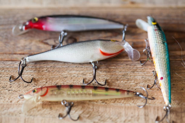 istock Fishing lure, close-up 1015626350