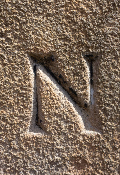 istock Written Wording in Distressed State Typography Found Letter N 1015634640