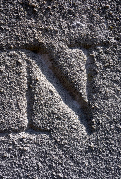 istock Written Wording in Distressed State Typography Found Letter N 1015634668