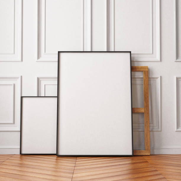 istock Mockup Poster in the interior. Living in a loft 1015634906