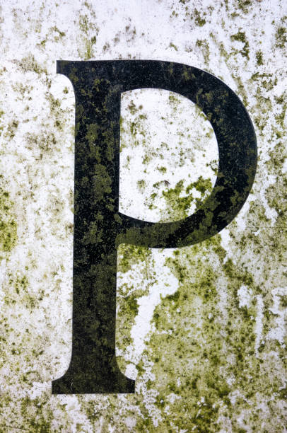 istock Written Wording in Distressed State Typography Found Letter P 1015634976