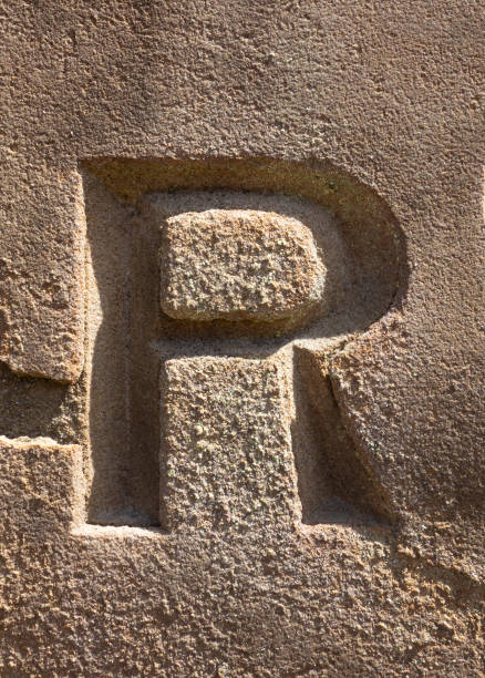 istock Written Wording in Distressed State Typography Found Letter R 1015636054