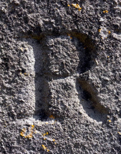 istock Written Wording in Distressed State Typography Found Letter R 1015638268
