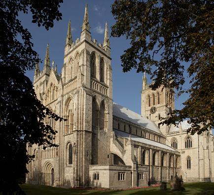 Saint Martin church, neo-Gothic style, city of Pau, department of Pyrénées Atlantiques, France