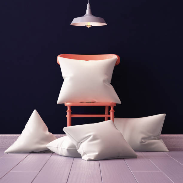 istock Mockup pillows in the interior. 3d 1015639288
